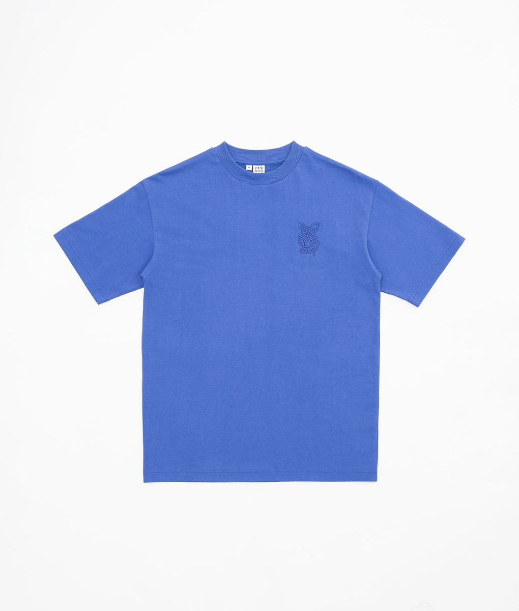 VegNonVeg - VEGNONVEG ESSENTIALS T-SHIRT DAZZLING BLUE l Buy