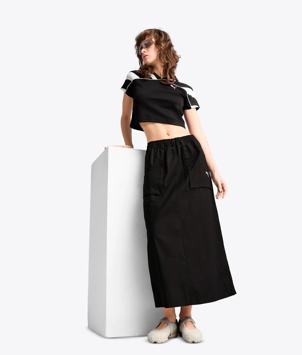 Puma - PUMA ZIP-OFF MAXI WOVEN SKIRT PUMA BLACK l Buy Women's