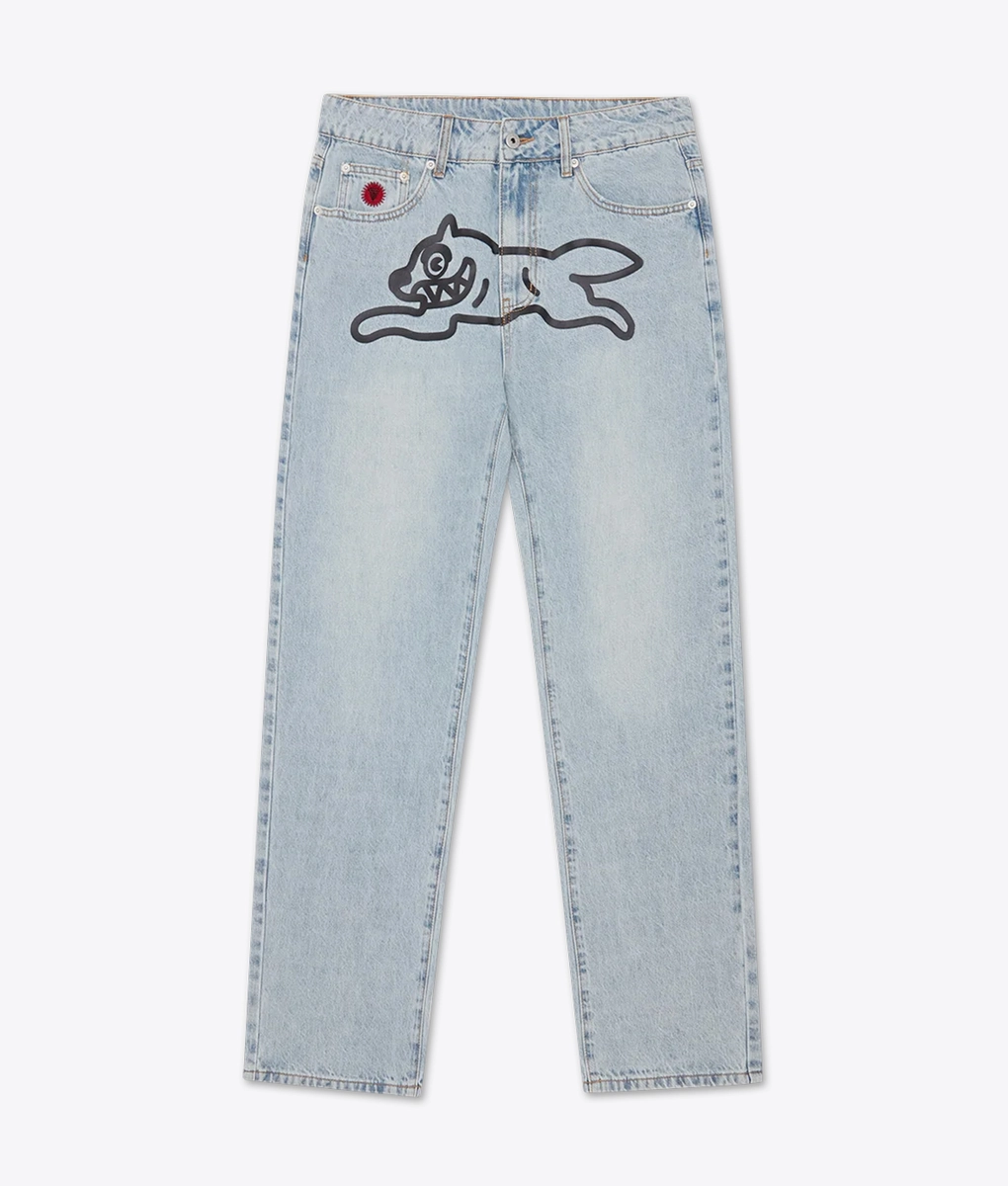 パンツ ICECREAM WASHED DENIM PANTS BLUE/WHITE WASHED DENIM PANTS – BILLIONAIRE BOYS CLUB / ICECREAM