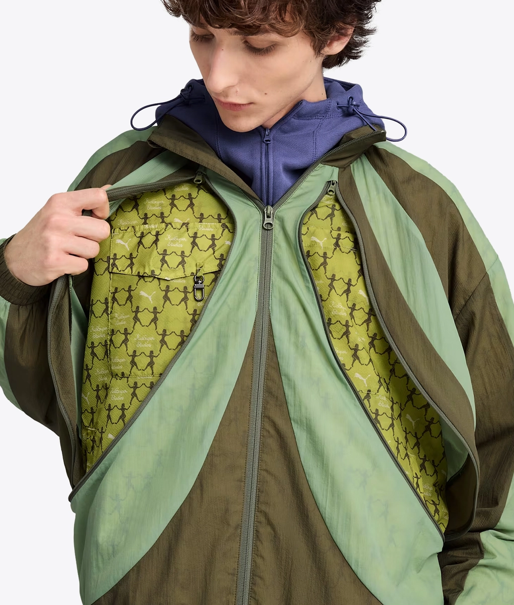 Puma - PUMA X KIDSUPER WINDBREAKER JACKET DUSTY GREEN l Buy Men's