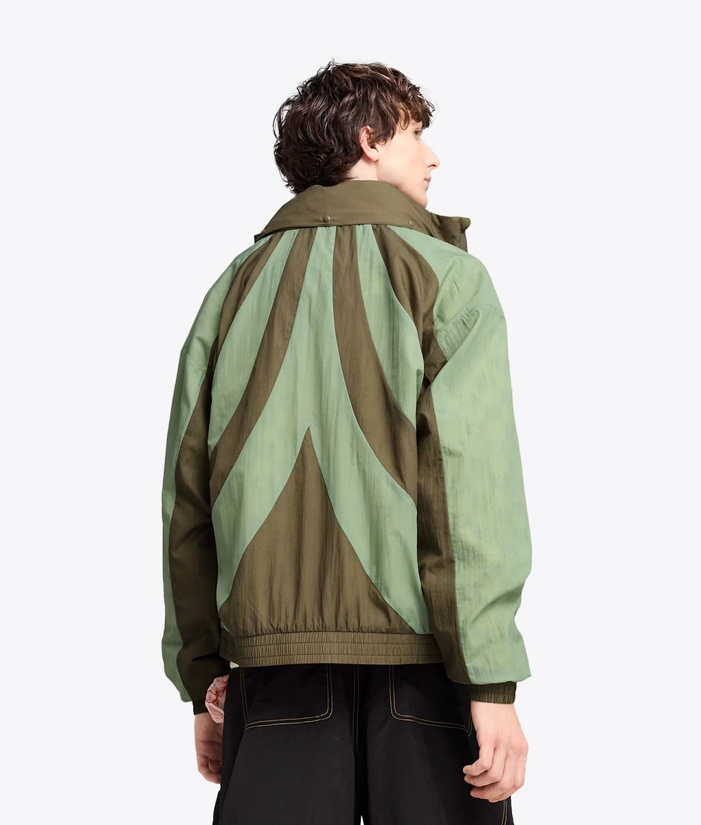 Puma KidSuperPuma ストライプウェア Puma - PUMA X KIDSUPER WINDBREAKER JACKET DUSTY GREEN l Buy Men's