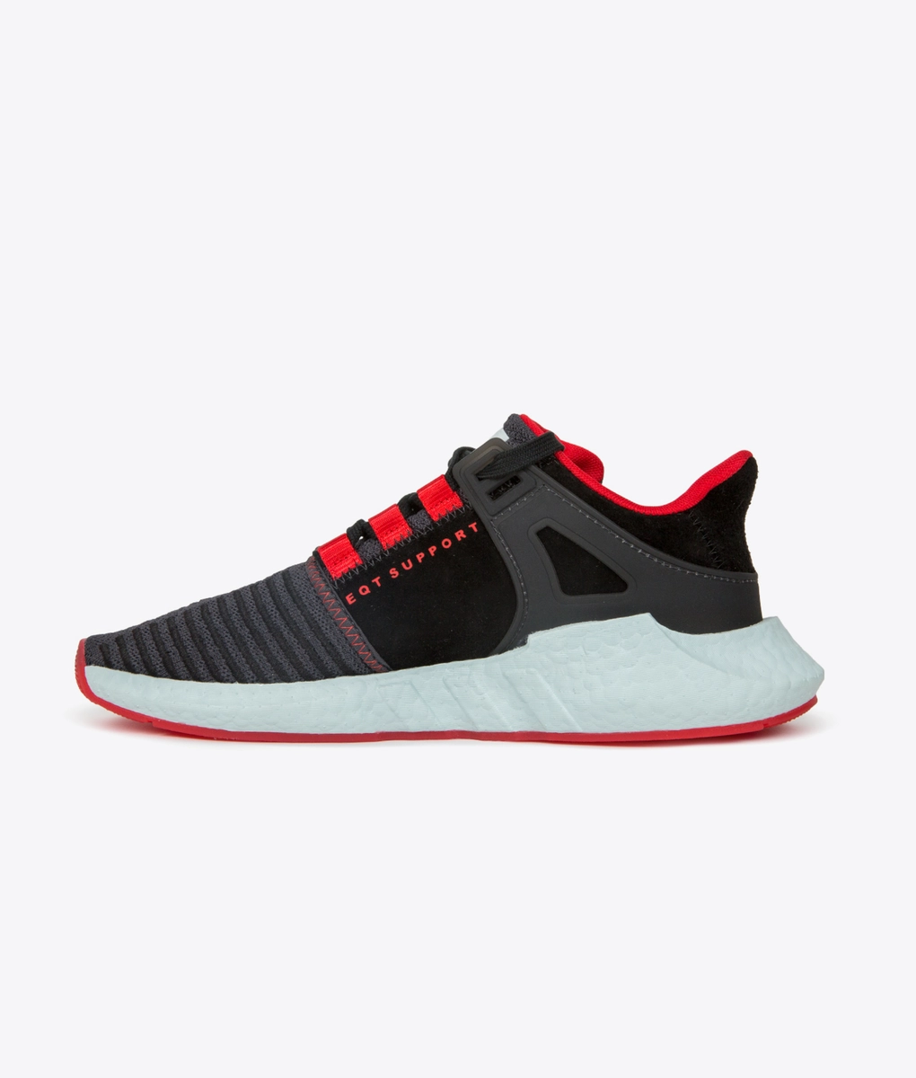 adidas gazelle silver green womens Adidas EQT Support 93/17 Mens Shoes Black/Black/White – Sports Plaza NY main image 1