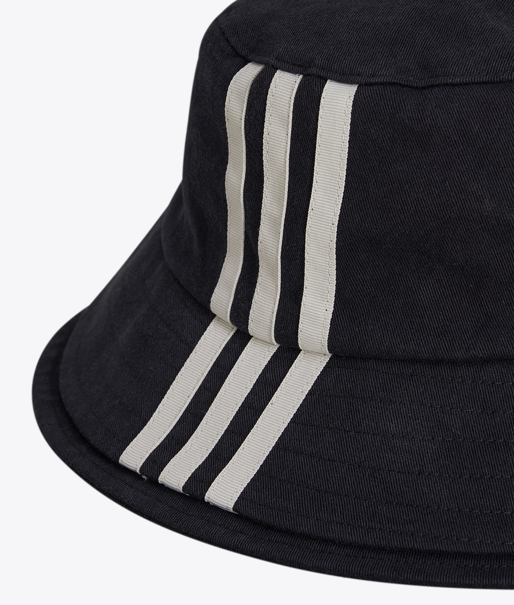 Y-3 - Y-3 3-STRIPES BUCKET HAT BLACK l Buy Hat Online at VegNonVeg