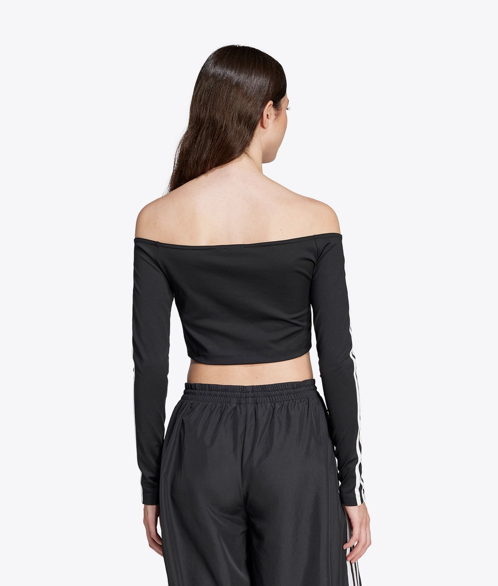 Adidas Originals - OFF SHOULDER LONG SLEEVE TOP - VegNonVeg
