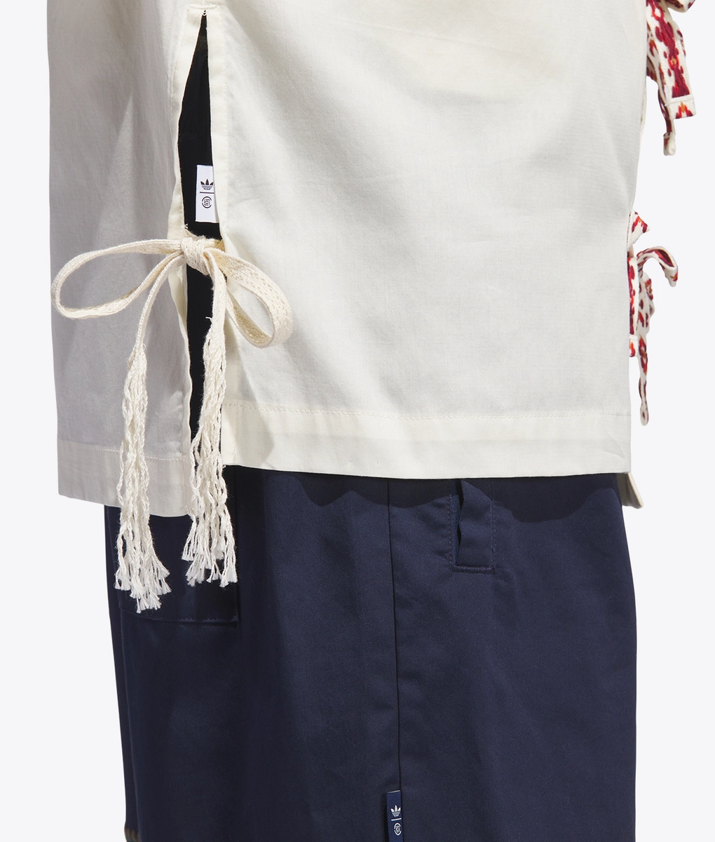 adidas × CLOT CLOT BWL SHIRT / CRMWHT     要在庫確認 Adidas Originals - ADIDAS ORIGINALS X CLOT BWL SHIRT CREAM