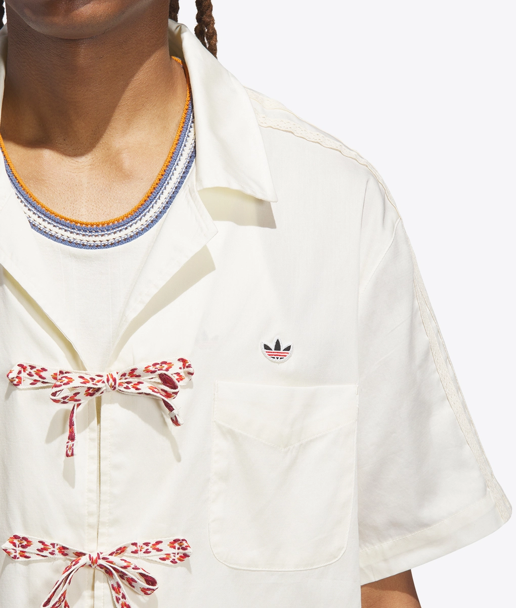 adidas × CLOT CLOT BWL SHIRT / CRMWHT     要在庫確認 Adidas Originals - ADIDAS ORIGINALS X CLOT BWL SHIRT CREAM