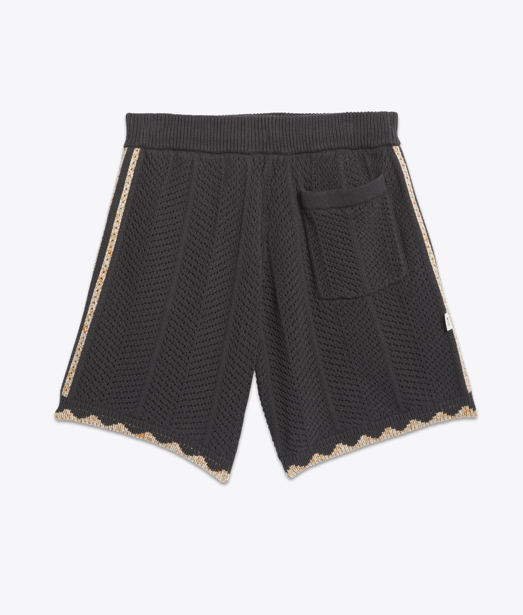 Adidas Originals - ADIDAS ORIGINALS X CLOT KNITTED SHORT CARBON l