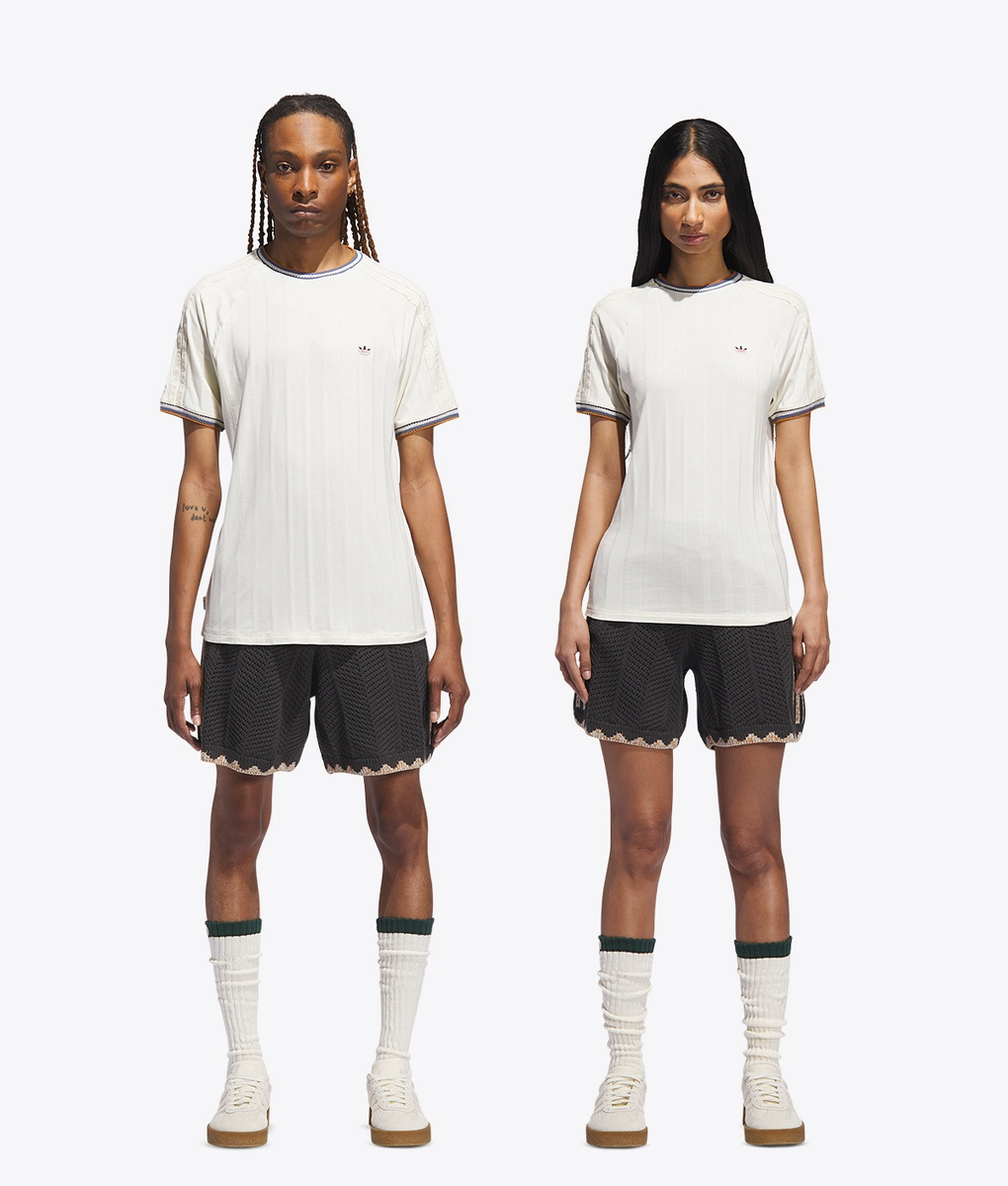 Adidas Originals - ADIDAS ORIGINALS X CLOT KNITTED SHORT CARBON l