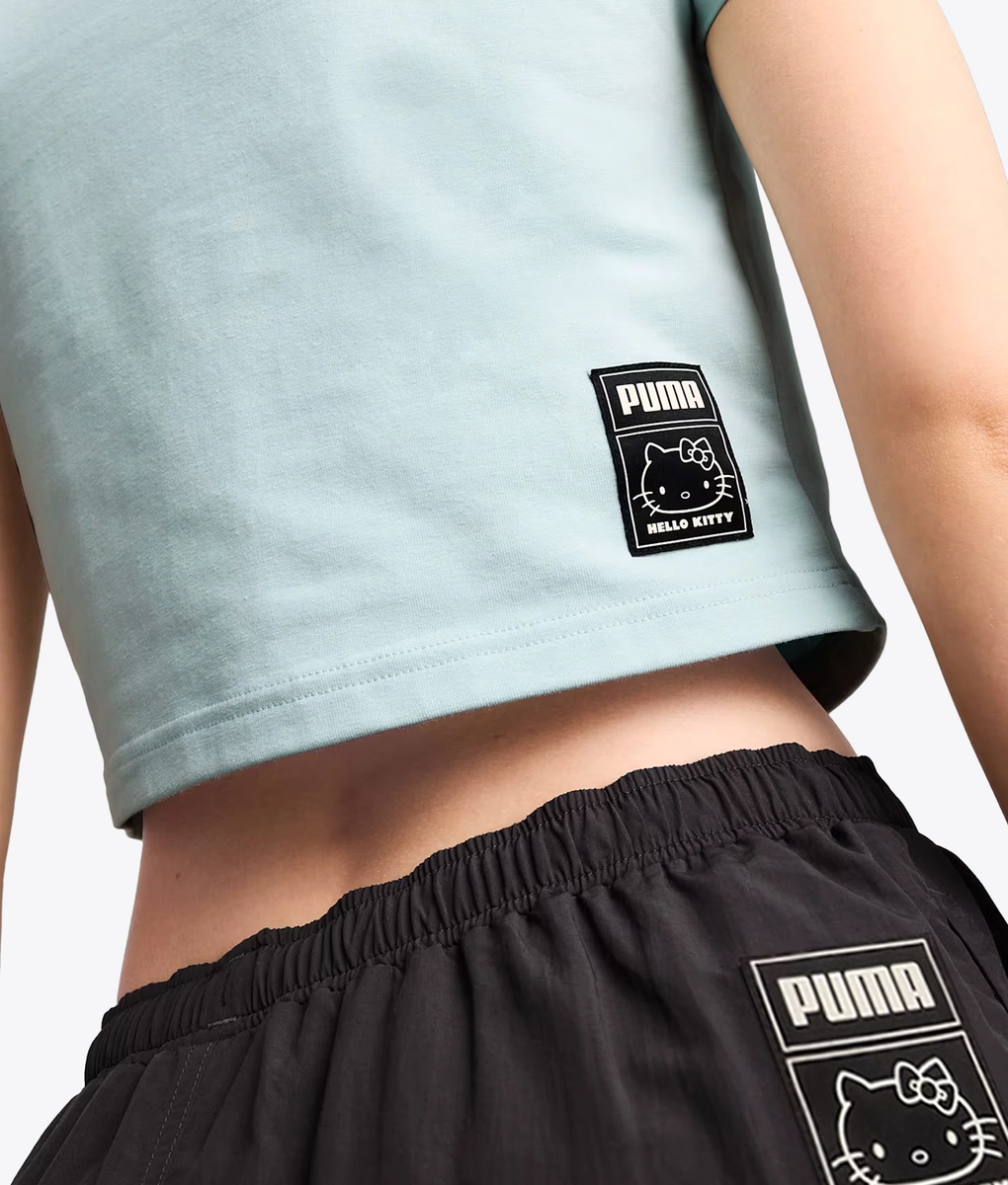 Puma - PUMA X HELLO KITTY GRAPHIC BABY TEE MODERN MINT l Buy Puma - PUMA X HELLO KITTY GRAPHIC BABY TEE MODERN MINT l Buy