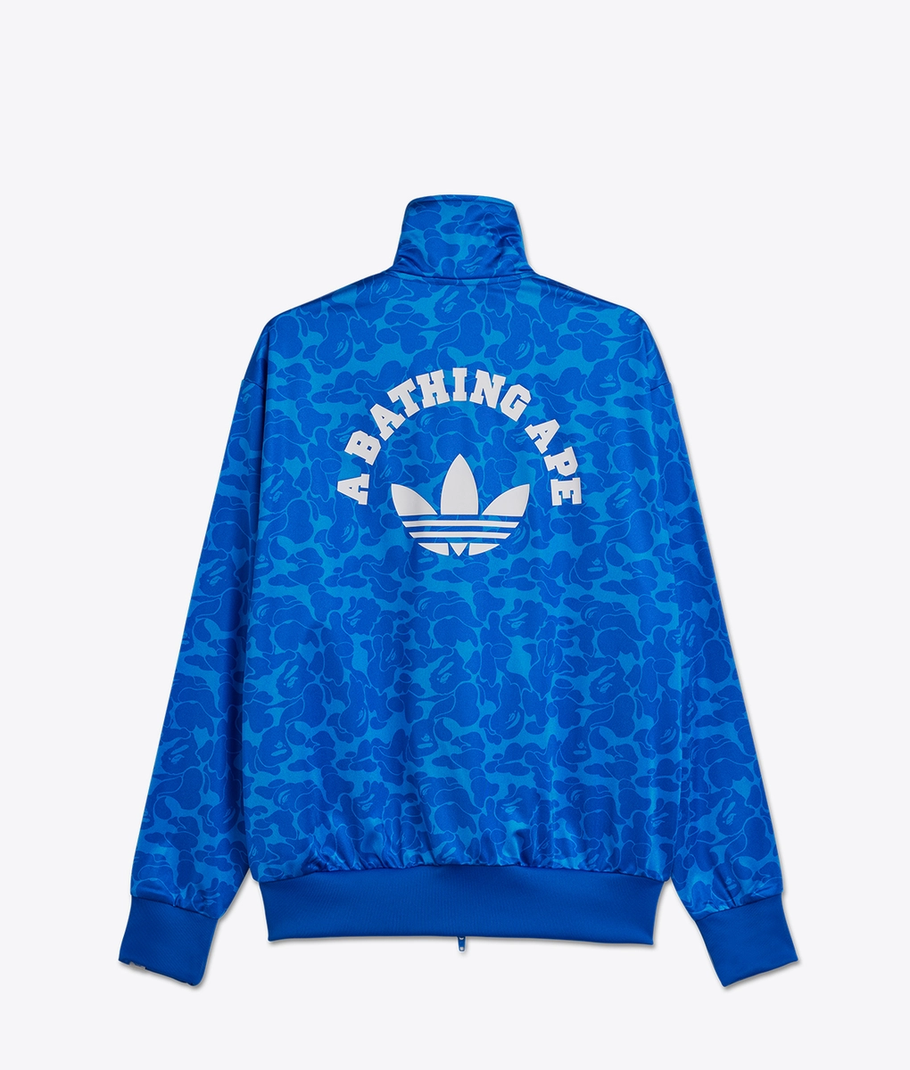 BAPE X Adidas Flame Jersey A BATHING APE x adidas Flame Jersey Blue