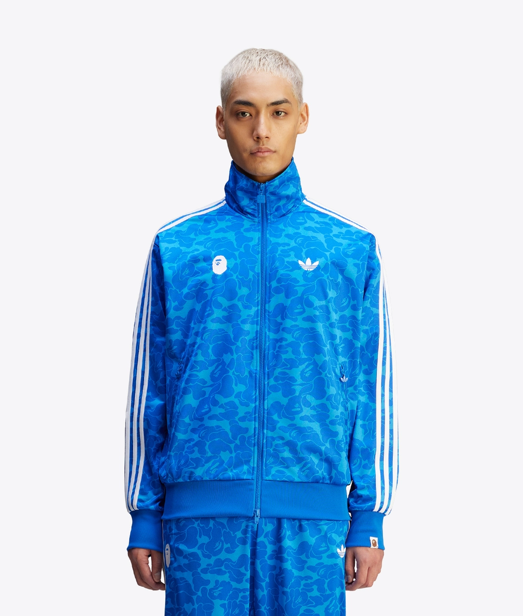 Adidas Originals - ADIDAS ORIGINALS X BAPE PRINTED TRACK TOP BLUE l Buy ...