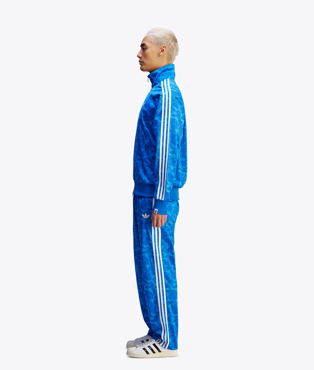 【Adidas x BAPE】★Allover Print Track Top Blue★男女共用★ Adidas x BAPE Track Jacket AOP (Blue) – Corporate