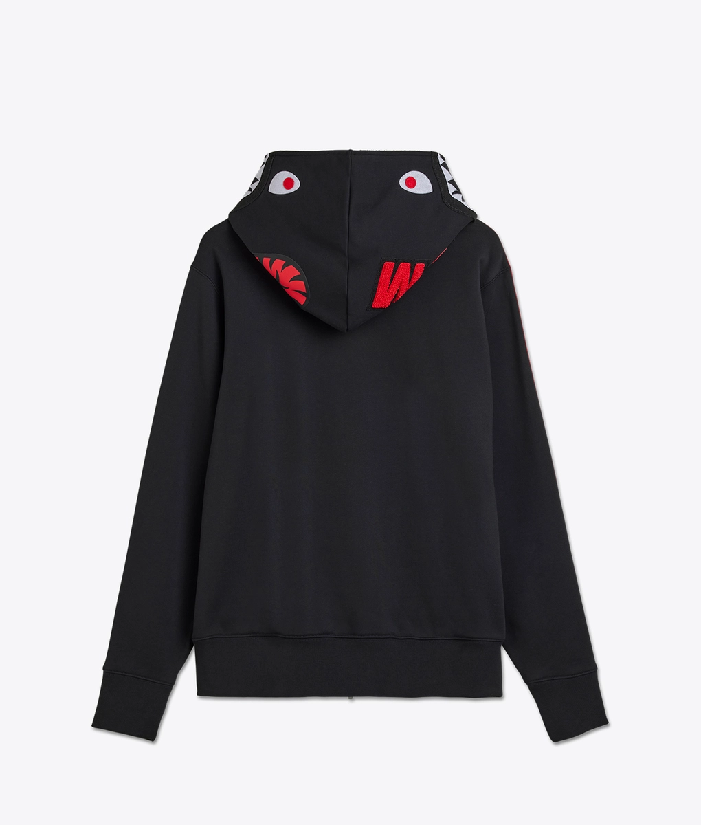 adidas a bathing ape shark hoodie bape