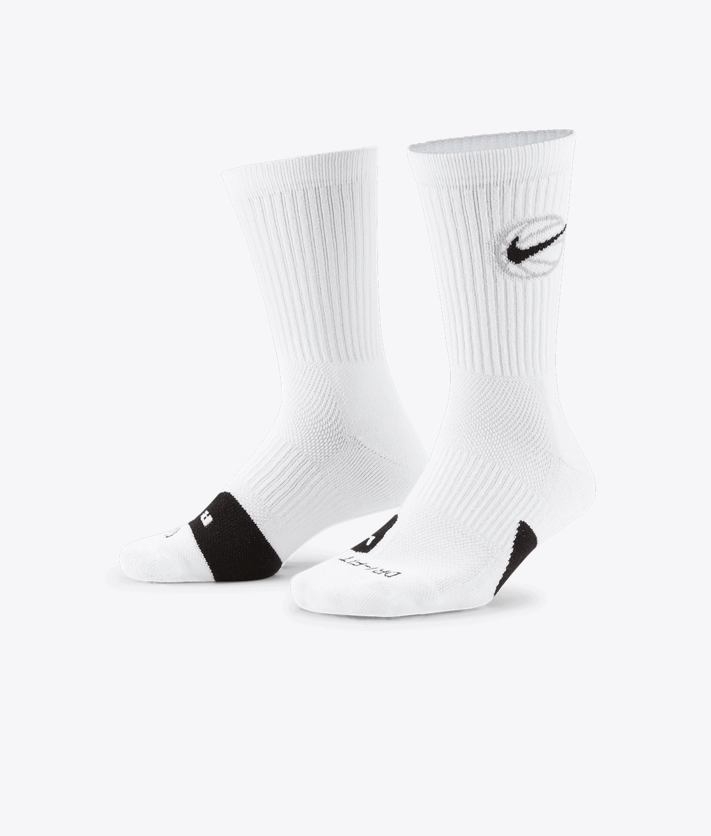black and white nike basketball socks