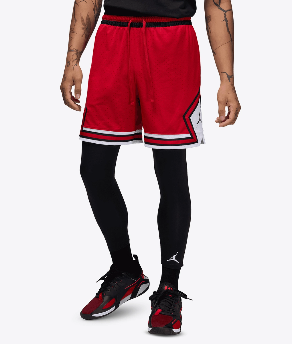 jordan shorts red and white