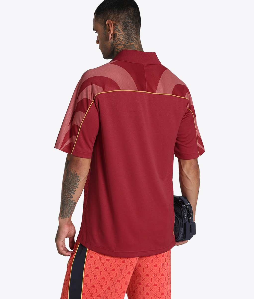 ★★PUMA★★ Puma X Harry Potter Relax Football Jersey Dark Puma x Harry Potter Relaxed Football Jersey in Dark Crimson