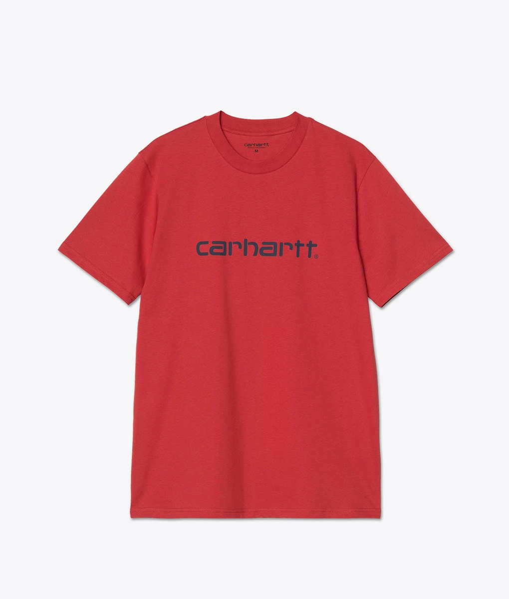 Carhartt WIP - CARHARTT WIP SHORT SLEEVE SCRIPT T-SHIRT CHERRY