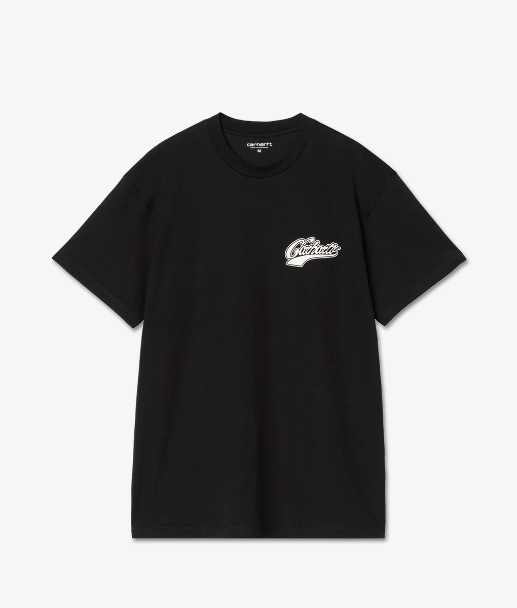 Carhartt WIP - CARHARTT WIP SHORT SLEEVE LOGO T-SHIRT BLACK