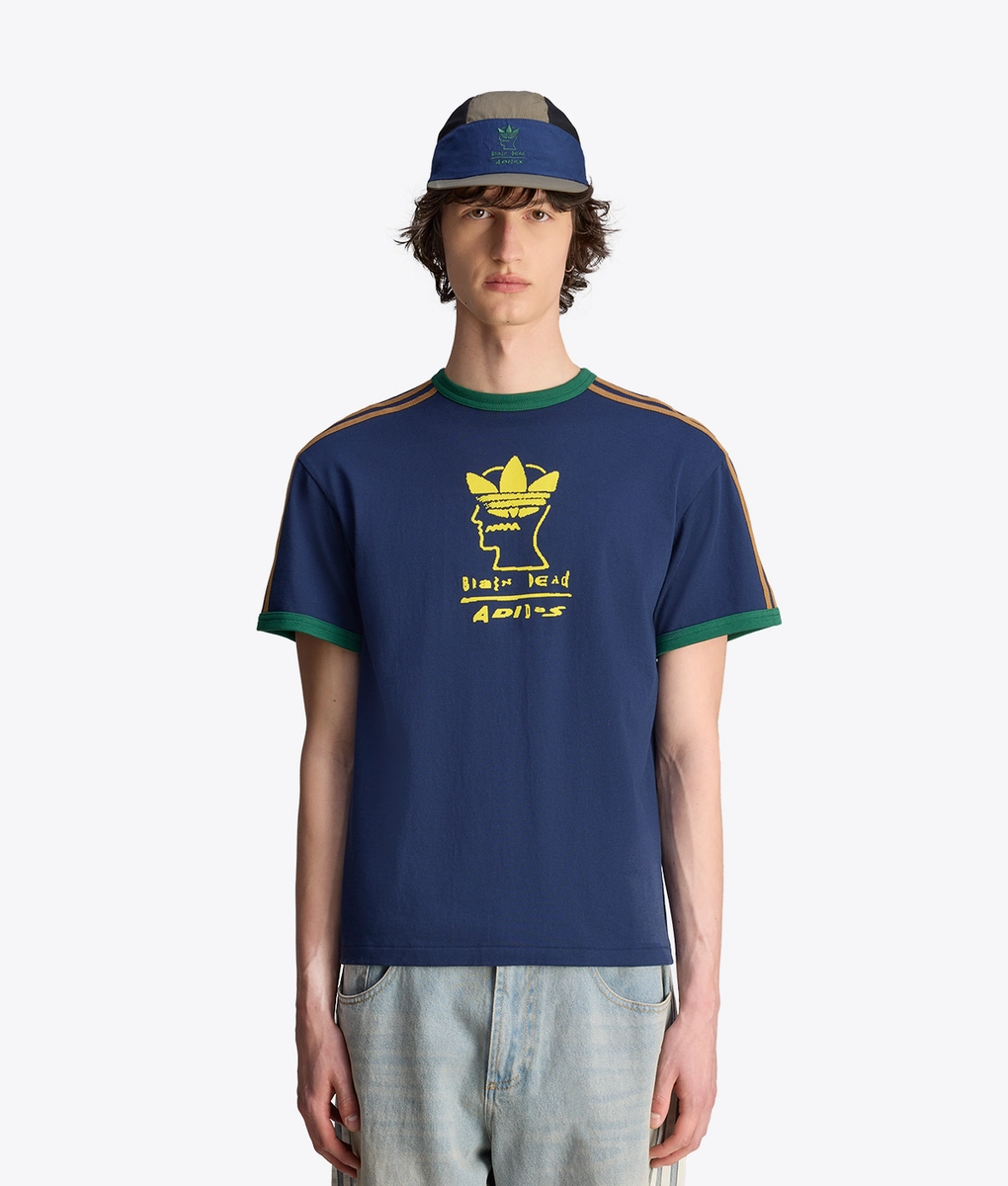 国内送 Adidas Originals × Brain Dead コラボTシャツ ネイビー Adidas Originals - ADIDAS ORIGINALS X BRAIN DEAD TEE