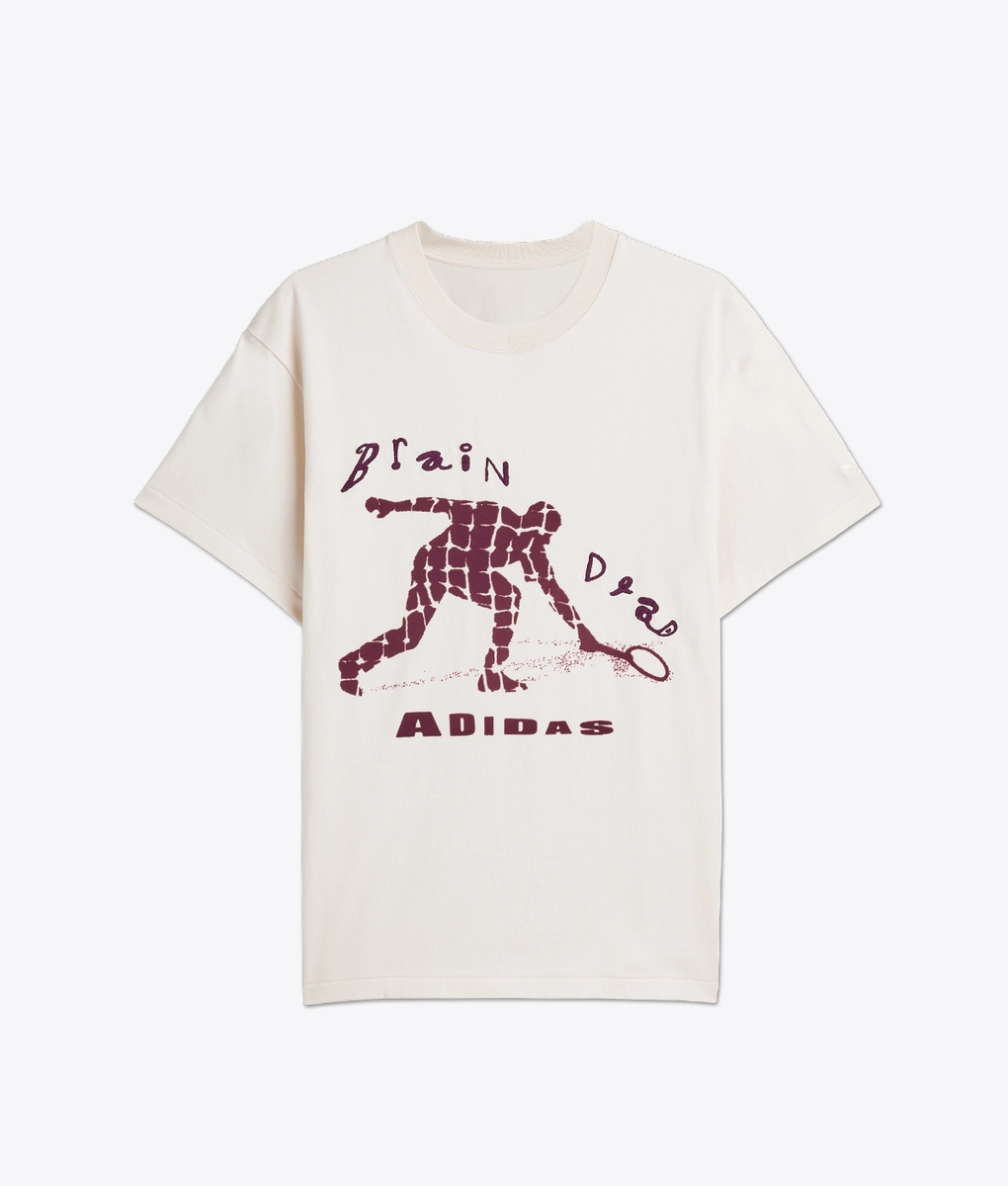 Adidas Originals - ADIDAS ORIGINALS X BRAIN DEAD TEE WONDER WHITE