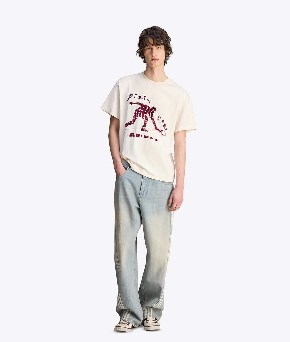 Adidas Originals - ADIDAS ORIGINALS X BRAIN DEAD TEE WONDER WHITE