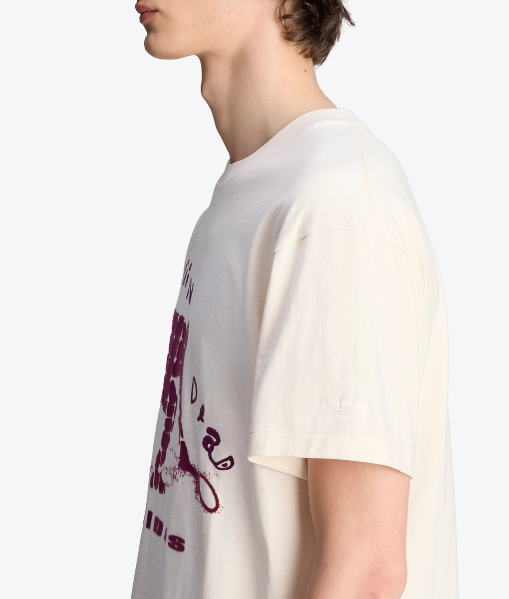 Adidas Originals - ADIDAS ORIGINALS X BRAIN DEAD TEE WONDER WHITE