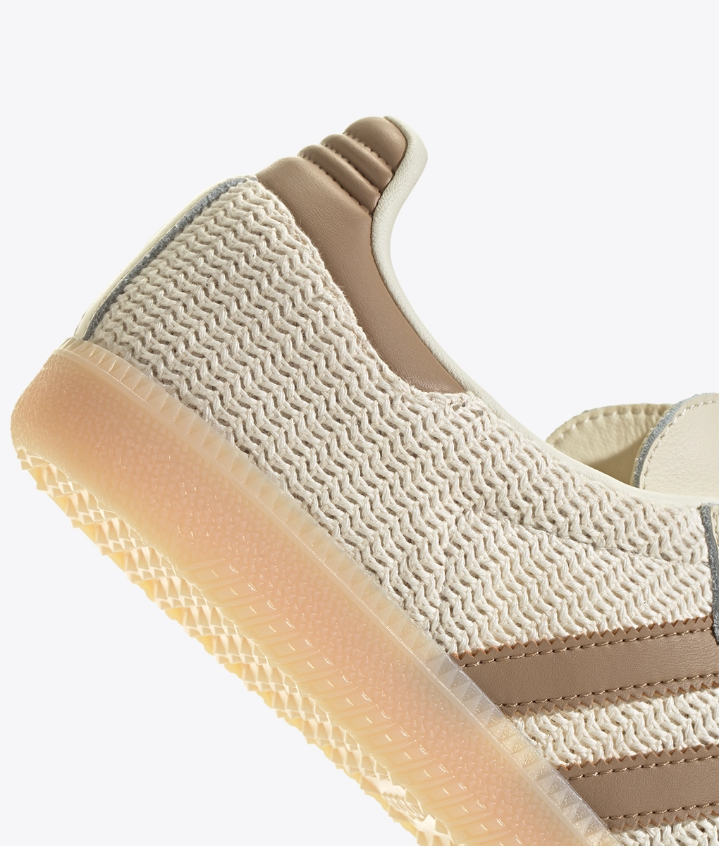 adidas gazelle silver green womens Women's Adidas Samba OG 'Basketweave' in Cream White / Earth Strata –  Oneness Boutique main image 0