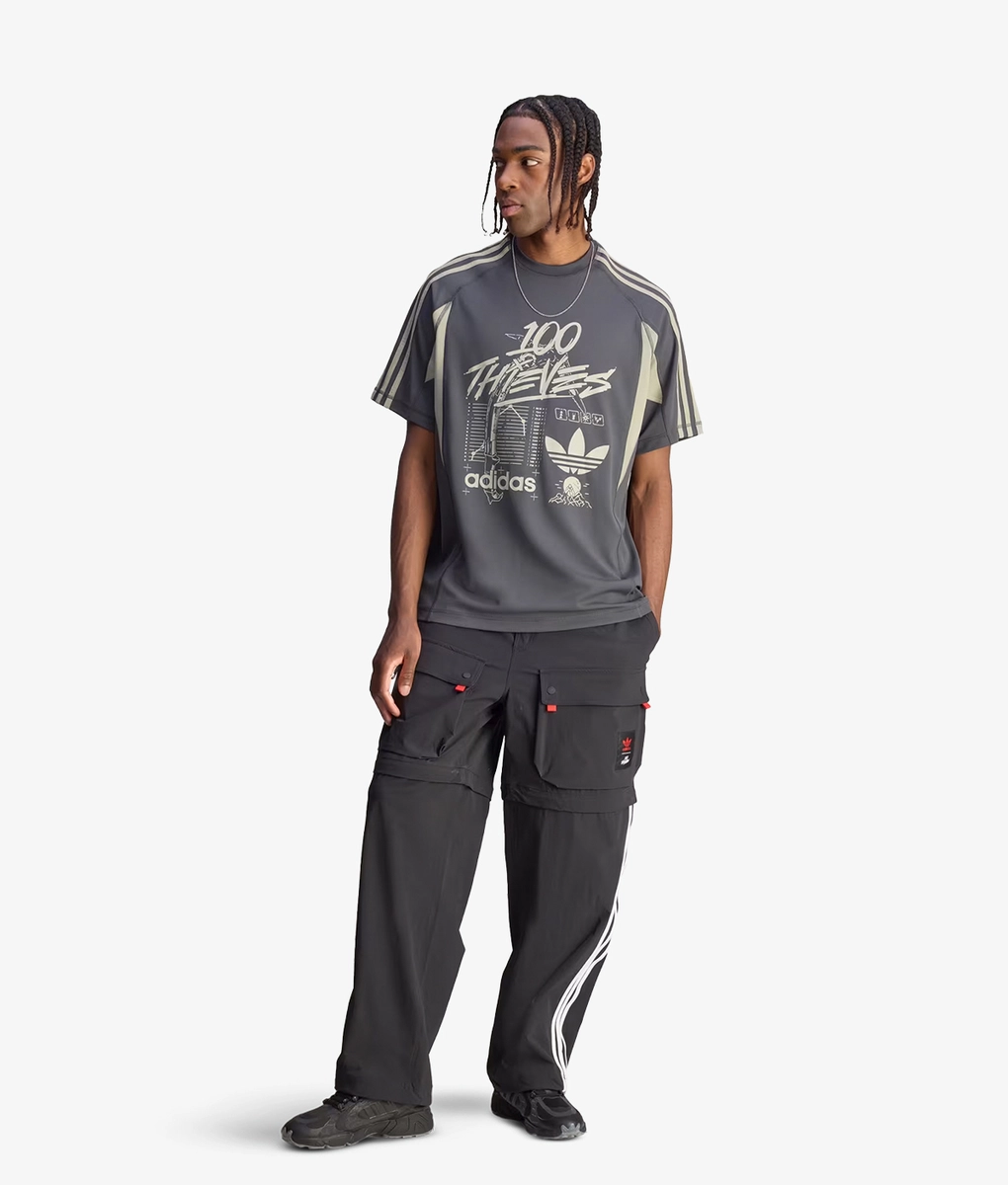 韓国人気 [adidas] 100 Thieves 半袖 Tシャツ Adidas Originals - ADIDAS ORIGINALS X 100 THIEVES T-SHIRT