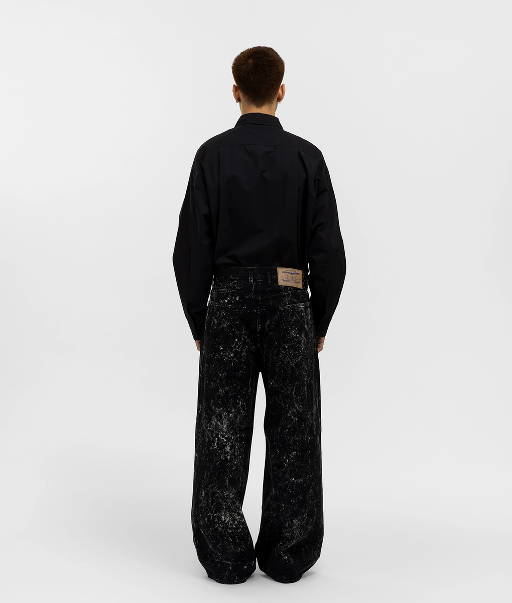 Shinyakozuka - BLEACHED ORDINARY CITY STRAIGHT PANT - VegNonVeg