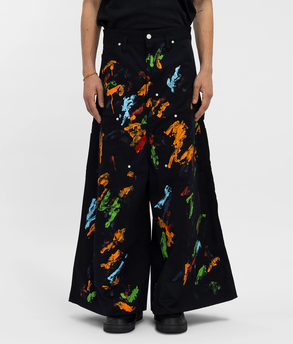 ROMANTIC CROWN]☆SIDE STOPPER CARPENTER PANTS ROMANTIC CROWN