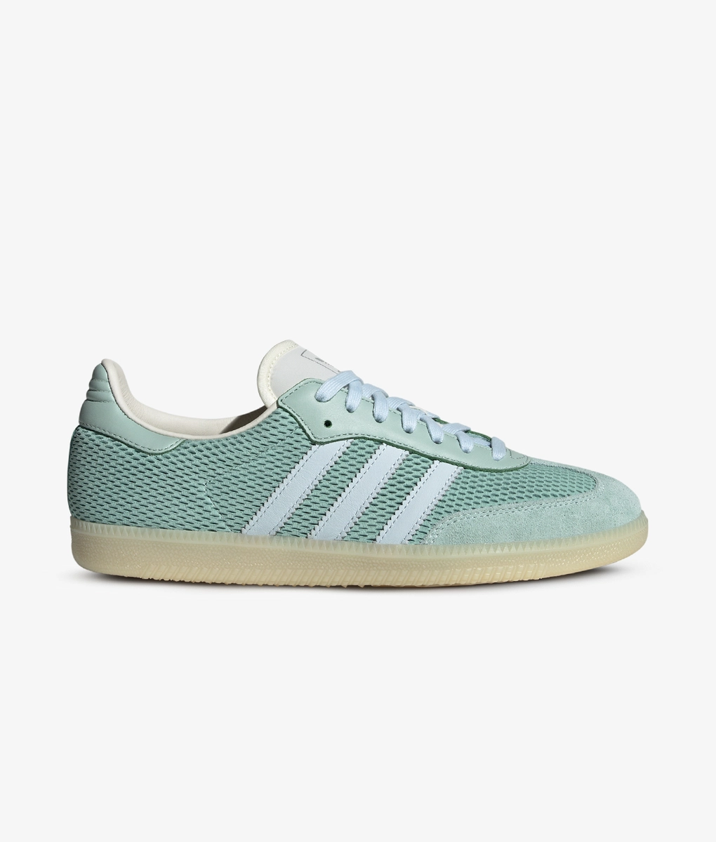 Adidas Originals - ADIDAS ORIGINALS SAMBA OG HAZY GREEN/SKY TINT-OFF WHITE l  BUY Men's Sneakers Online at VegNonVeg - VegNonVeg