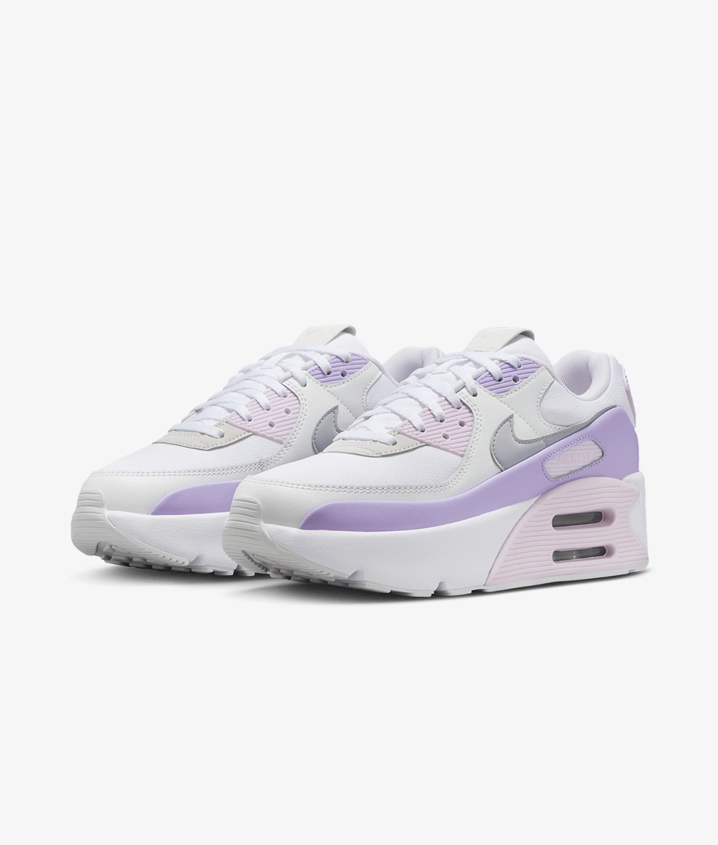 Nike - NIKE AIR MAX 90 LV8 WHITE/WOLF GREY-HYDRANGEAS-SUMMIT WHITE