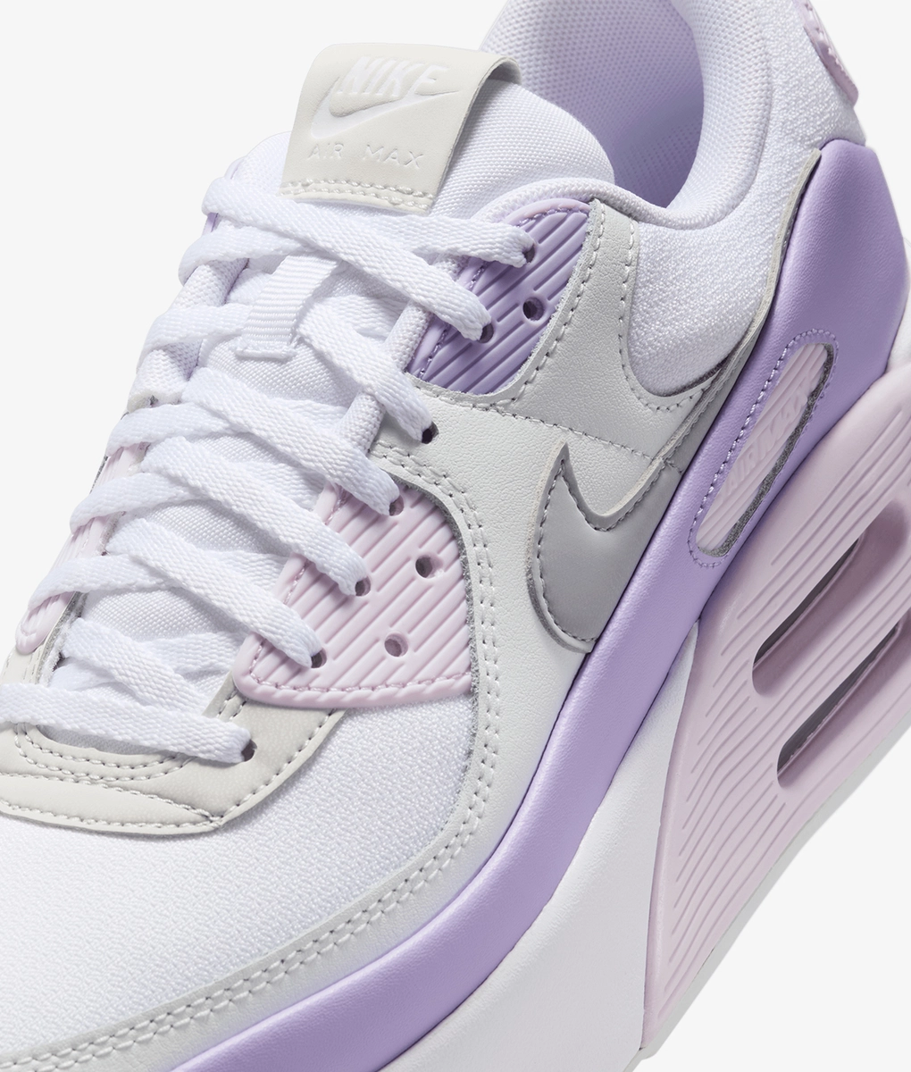 Nike - NIKE AIR MAX 90 LV8 WHITE/WOLF GREY-HYDRANGEAS-SUMMIT WHITE