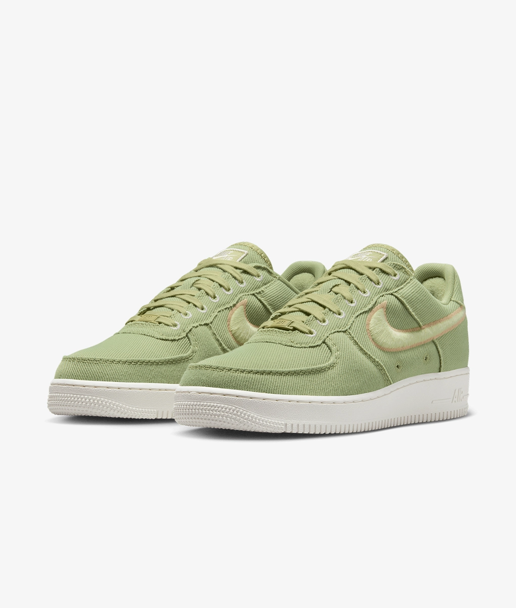Nike - NIKE AIR FORCE 1 LOW CANVAS DUSTY OLIVE/OLIVE AURA