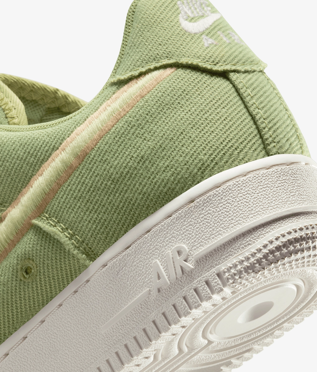 olive canvas nike air force 1 low