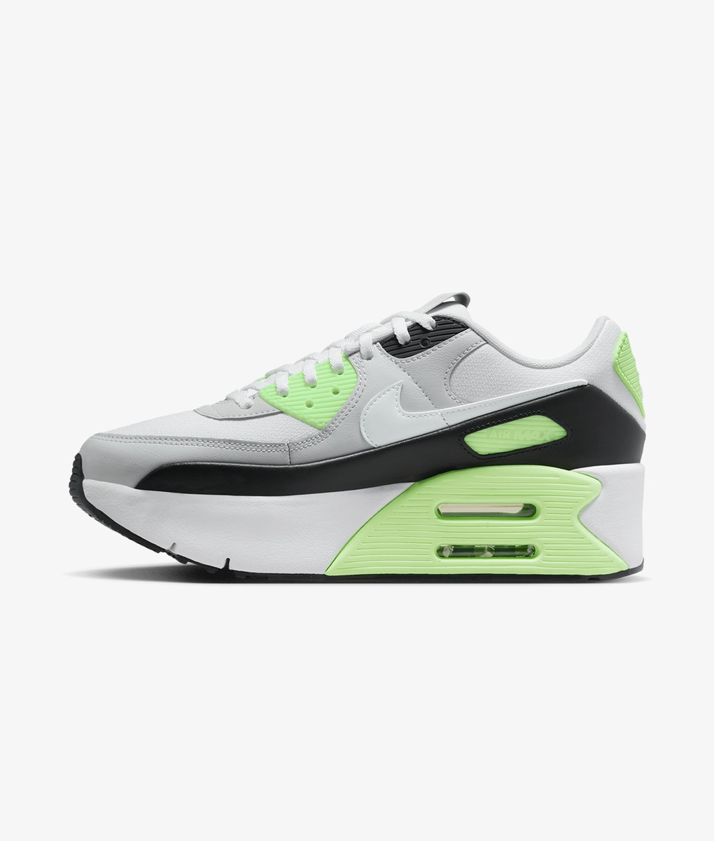 Nike - NIKE AIR MAX 90 LV8 PHOTON DUST/WHITE-LIME BLAST-BLACK l