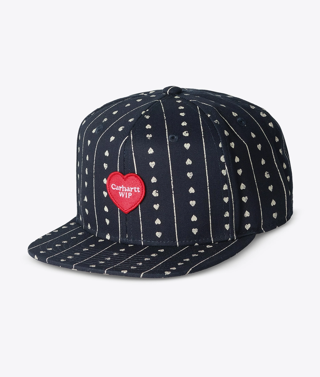 DREWE PINSTRIPE HEART CAP