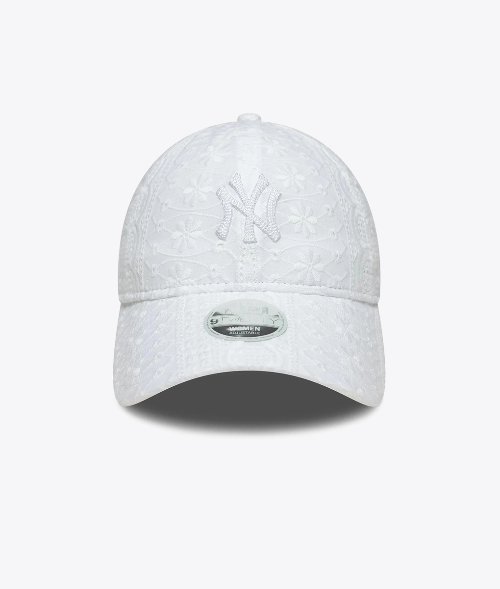 帽子 NEW ERA New York Yankees LONGBRIM HAT New Era - NEW ERA 9TWENTY BRODERIE NEW YORK YANKEES CAP OPTIC