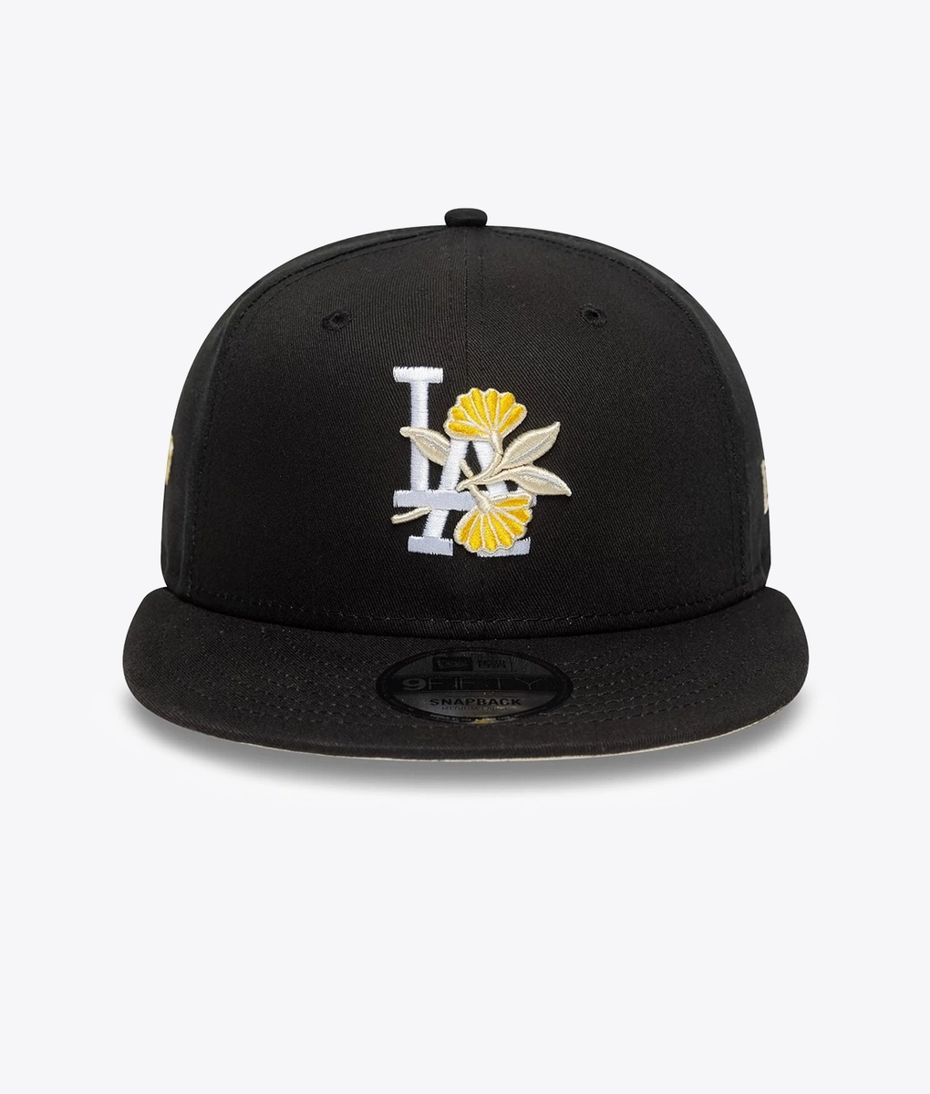 New Era - NEW ERA 9FIFTY FLORAL LOS ANGELES DODGERS CAP BLACK