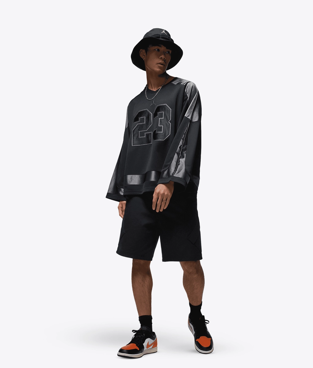 Jordan - Jordan Brooklyn Collegiate Hockey Jersey Black/Iron Grey