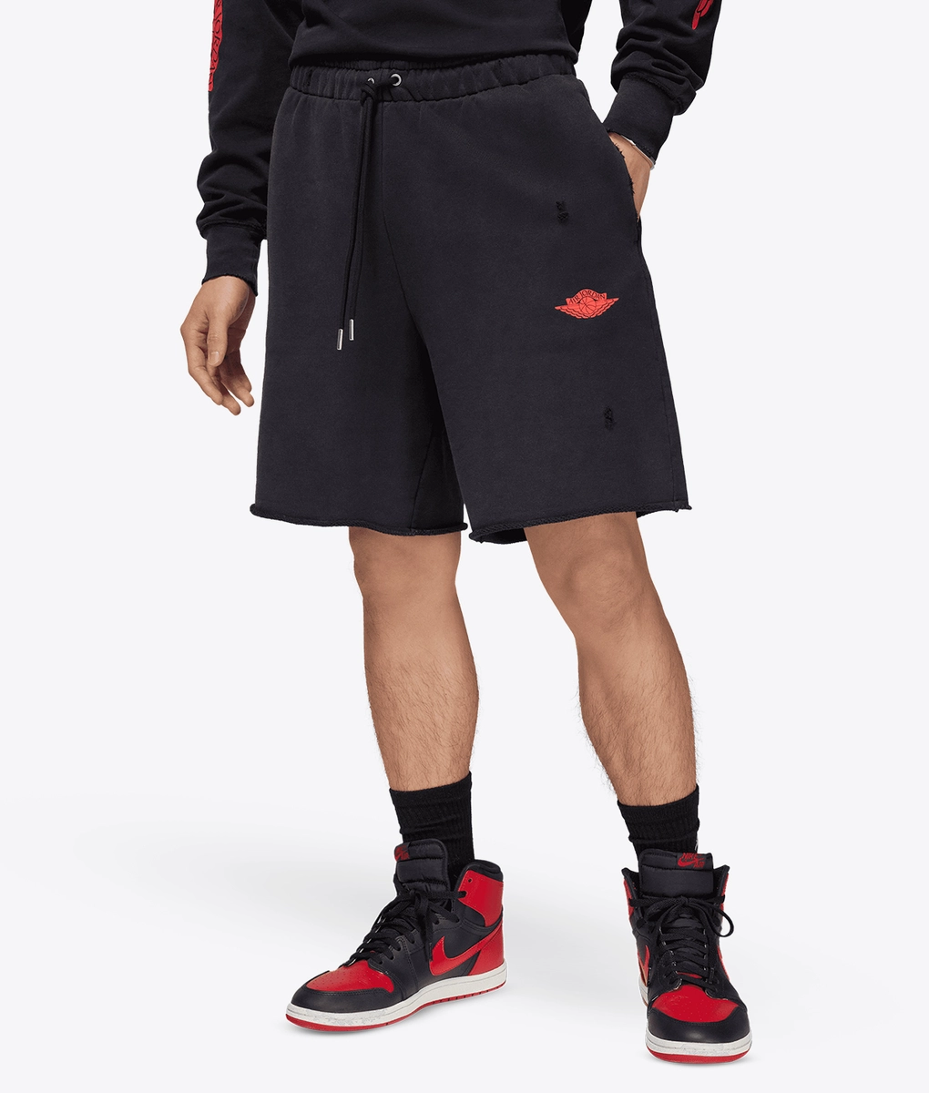 mens nike air fleece shorts