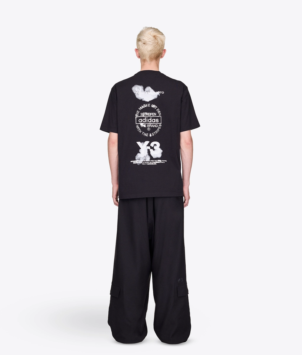 Y-3 - Adidas Originals Graphic Short Sleeve Tee Black | Buy Men's