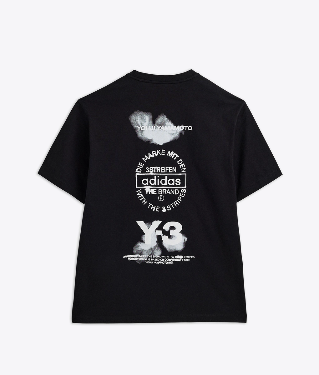 トップス Y-3 GRAPHIC SHIRT Y-3 - Adidas Originals Graphic Short Sleeve Tee Black | Buy Men's
