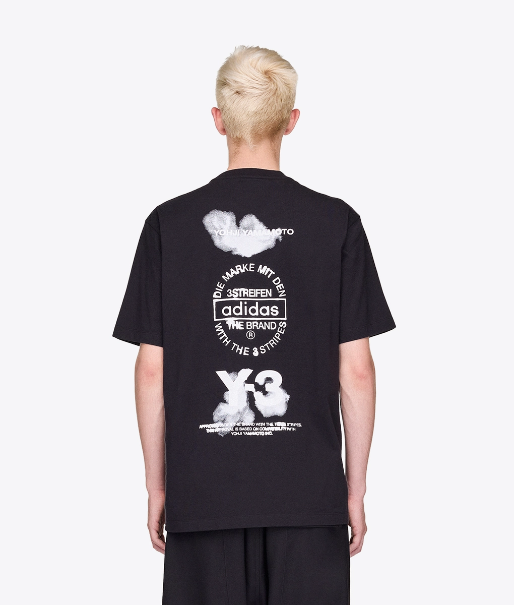 Y-3 - Adidas Originals Graphic Short Sleeve Tee Black | Buy Y-3 - Adidas Originals Graphic Short Sleeve Tee Black | Buy