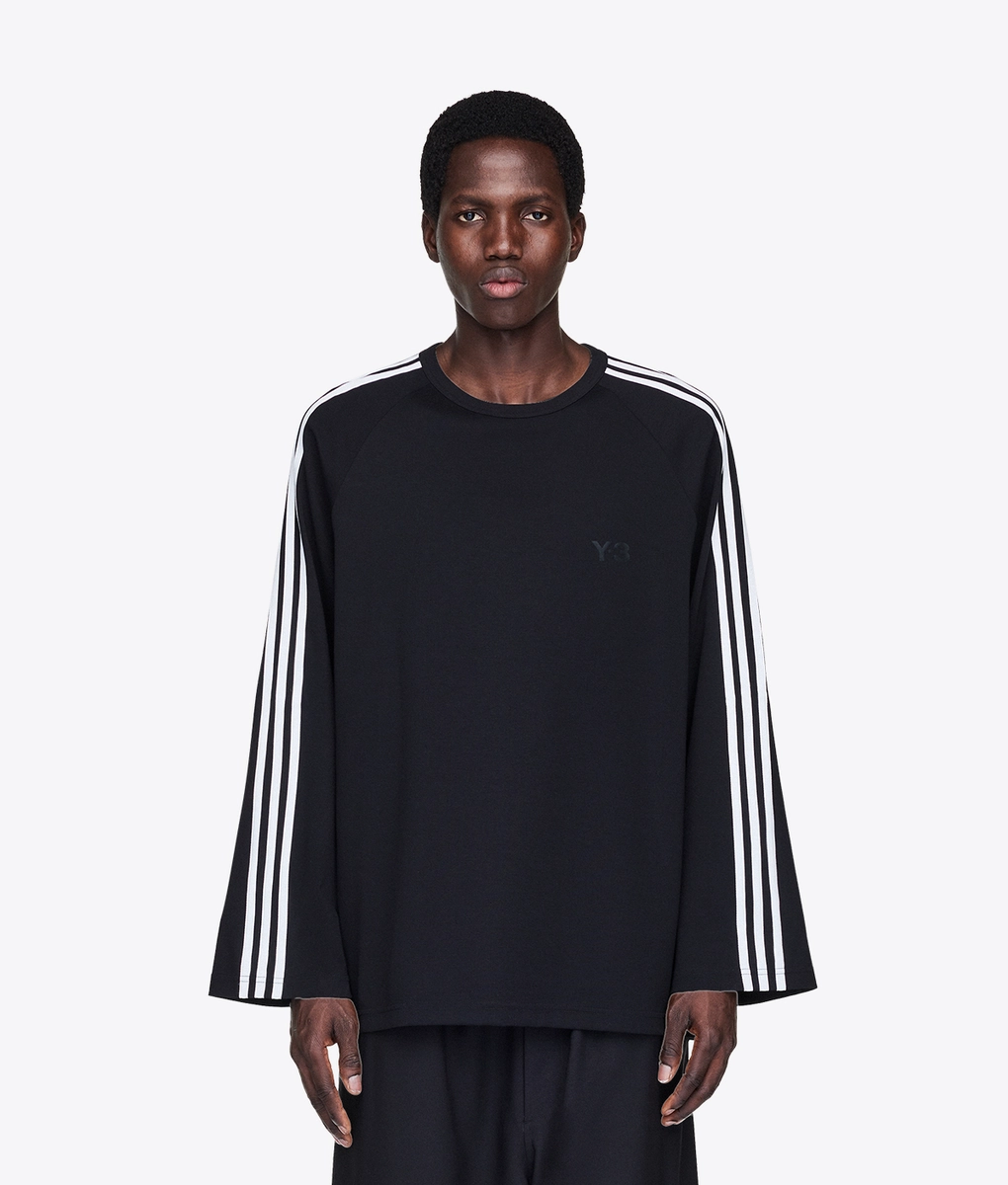 トップス Y-3 3 STRIPE PACKABLE LONG SLEEVE TEE M トップス Y-3 3 STRIPE PACKABLE LONG SLEEVE TEE M Y-3 Long