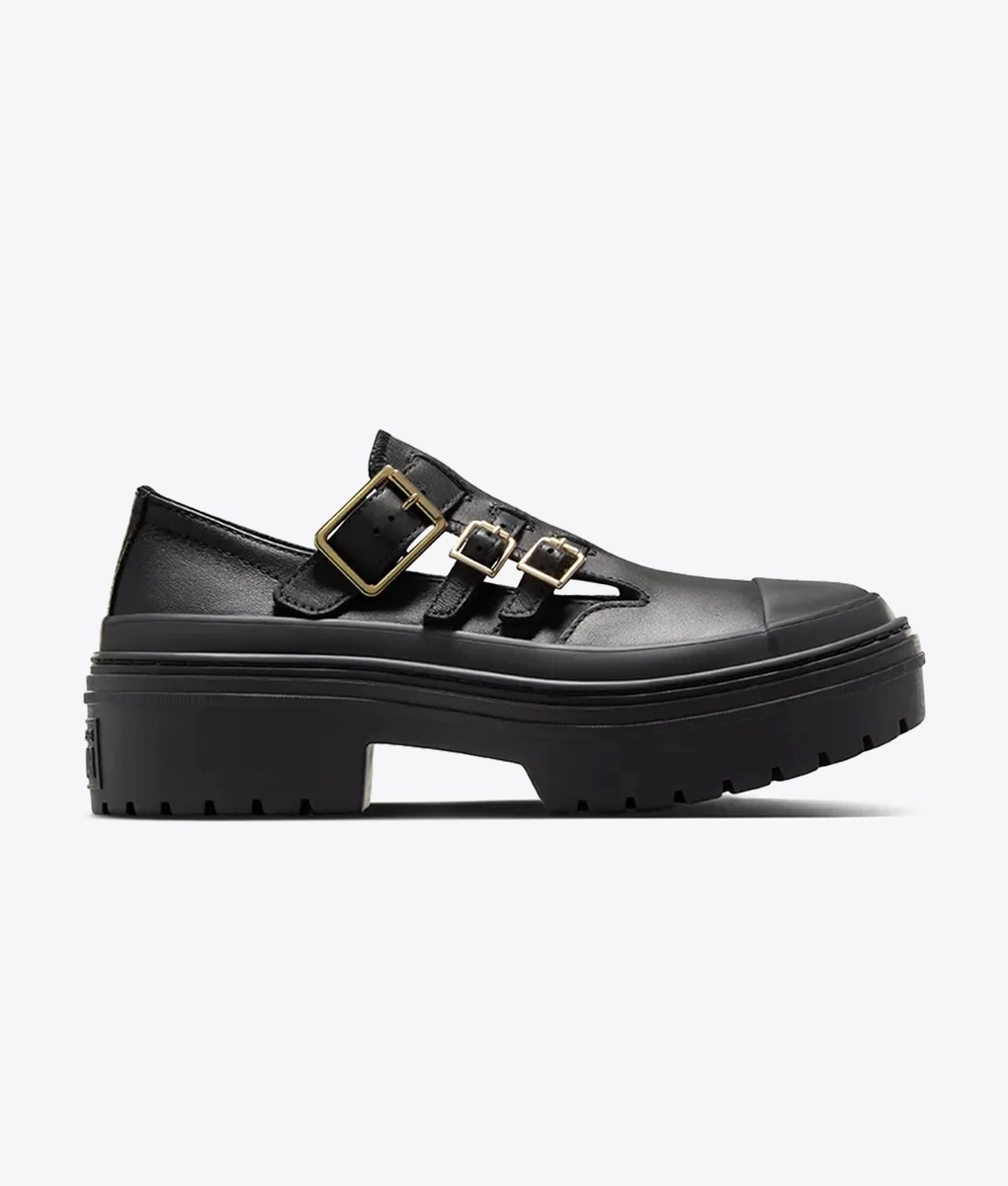 Converse - Converse Chuck Taylor Lugged Heel Mj Ox Black/Gold | Buy ...