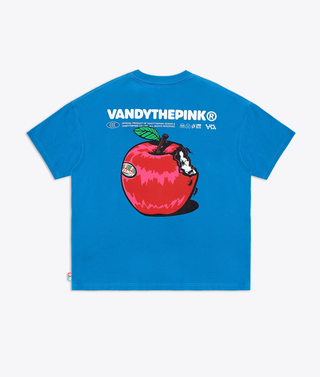 Vandy The Pink - Vandy The Pink Apple Graphic T-Shirt Blue | Buy