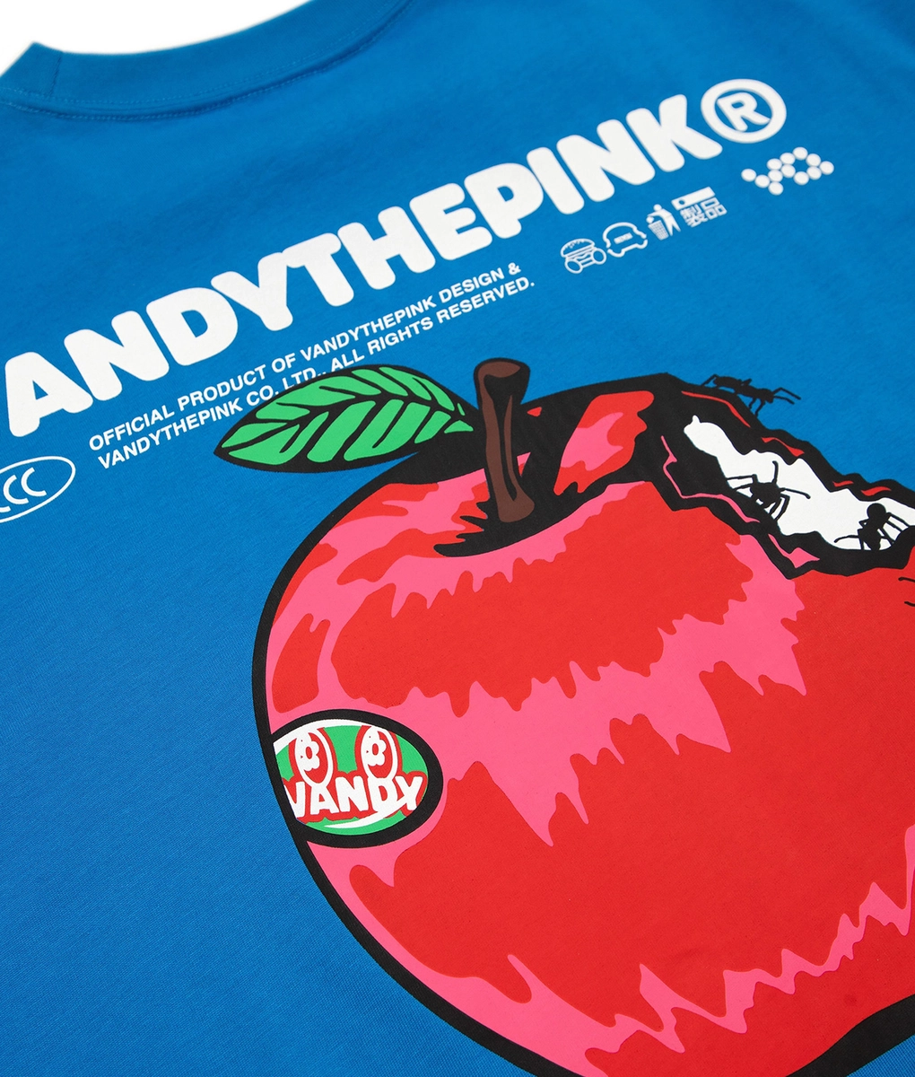 Vandy The Pink - Vandy The Pink Apple Graphic T-Shirt Blue | Buy