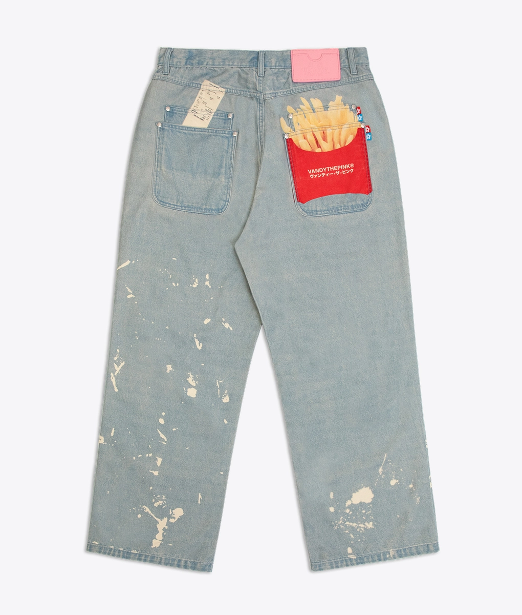 Vandy The Pink - Vandy The Pink Fries Denim Pant Light Blue | Buy