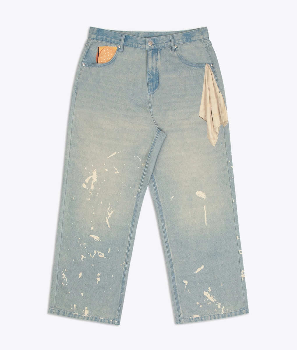 Vandy The Pink - Vandy The Pink Fries Denim Pant Light Blue | Buy